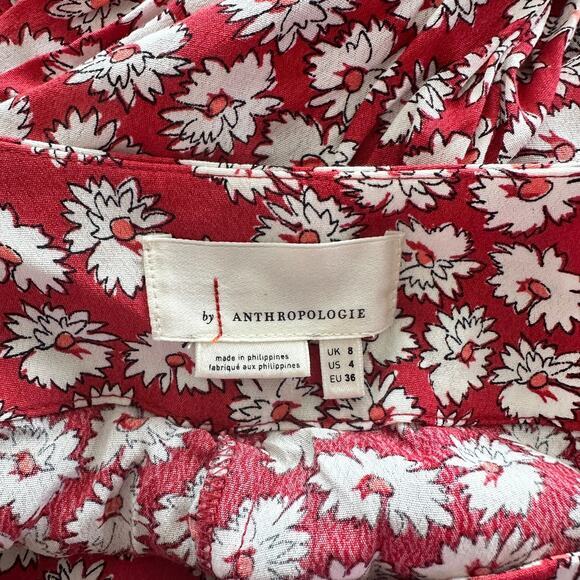 Anthropologie Annalee Wide-leg floral Pants size 4 - Picture 4 of 8